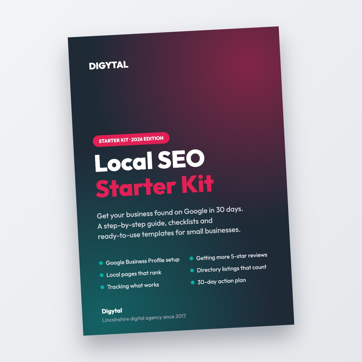 Digytal Local SEO Starter Kit PDF guide cover